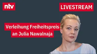 LIVE: Verleihung Freiheitspreis an Julia Nawalnaja beim Ludwig-Erhard-Gipfel