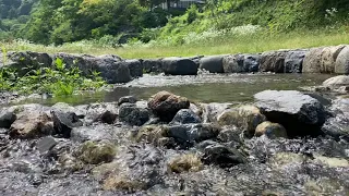 one of Japan's 100 best water sources, and the sound of birdsong purify and relax the mind