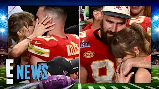 Taylor Swift & Travis Kelce KISS After Kansas City Chiefs Win Super Bowl 2024! | E! News