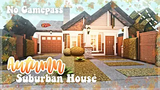 Roblox Bloxburg - No Gamepass Autumn Suburban House - Minami Oroi