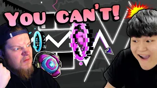 TRYING to beat a VERY HARD Wave Challenge by Trusta! | Geometry Dash