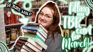 CHOOSING MY TBR AND FILLING MY TBR CART | MARCH 2021!