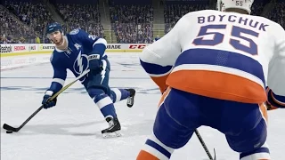 NHL 16 (Xbox One) Lightning vs Islanders Stanley Cup Playoffs Game 1 Sim