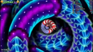 Slither.io A.I. New Epic Skin Slitherio Best Gameplay - Sonic Skin - Slither.io Vip - World Record