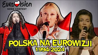 Poland in Eurovision Song Contest (1994-2024) ALL ENTRIES