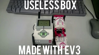 Test of the Most Useless Lego EV3 Machine