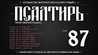 ПСАЛОМ 87 (церковнославянский текст). Читает Евгений Пацино.