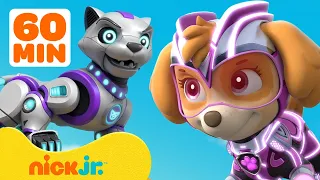 PAW Patrol Pups Stop Out of Control Robots! w/ Skye & Chase | 1 Hour Compilation | Nick Jr.