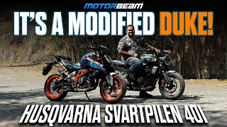 Husqvarna Svartpilen 401 vs KTM Duke 390 - Same Same But Different! | MotorBeam