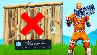 fortnite has disabled building