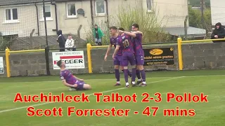 Auchinleck Talbot v Pollok - 4th May 2024 - Goals and Penalty Incidents