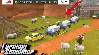How to make sheep food and sell wool in fs 18 ? Gameplay! Timelapse!