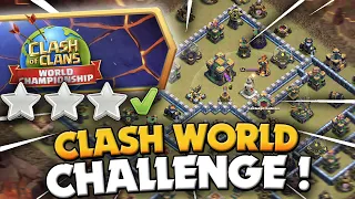 3 Étoiles FACILE sur le CHALLENGE des CLASH WORLD ! Clash of Clans