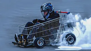 Homemade 200cc SHOPPING Go-Kart !? 🛒🏎 PART 2