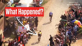 Van Aert's Puncture, Van Der Poel's Gain In Paris-Roubaix 2023