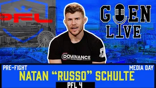 NATAN SCHULTE ON JOANNA JEDRZEJCZYK RETIREMENT | REMATCH WITH MARCIN HELD | PFL 4 MEDIA DAY