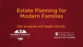 "Estate Planning for Modern Families" Webinar May 12, 2022