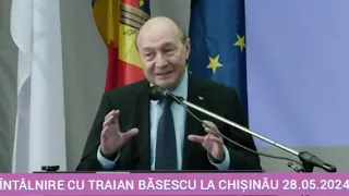 Traian Băsescu la Chișinău, 28.05.2024: Unirea fără Transnistria,  referendum și integrarea în UE.