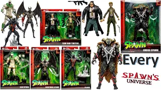 *see newer video* Every McFarlane Toys Spawn Universe Comparison List Action Figures