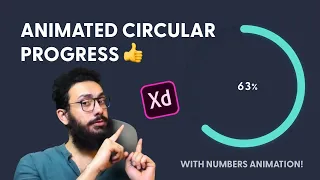 XD: Animated Circular Bar with Numbers