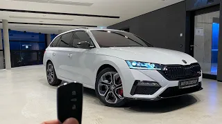 New 2020 Skoda Octavia RS 2,0 TSI (245ps) sound interior-exterior