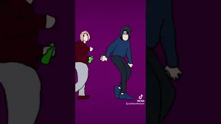 Naruto Team 7 Dance Animation | TikTok (Ashleystrikesback)