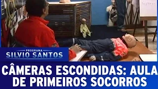 Câmeras Escondidas (03/04/16) - Aula de primeiros socorros