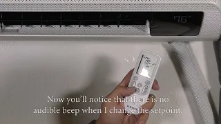 Turning off an Indoor Units Chime