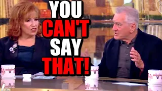 Joy Behar TURNS OFF Robert De Niro's Mic During CRAZIEST MELTDOWN YET!