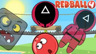 Red Ball 4 Gameplay (IOS, Android) SQUID GAME in Red Ball 4 | Part 1