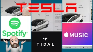 Apple Music vs Spotify vs Tidal in a Tesla!