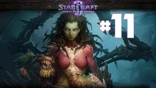 StarCraft 2 - Огонь небесный - Часть 11 - Ветеран - Прохождение Кампании Heart of the Swarm