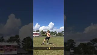 Kid Kicks 50 yard Field Goal and then a GAINER!