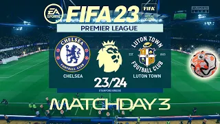 FIFA 23 Chelsea vs Luton | Premier League 23/24 | PS4 Full Match