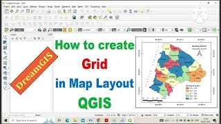 How to Create Grid on Map Layout in QGIS//Add Grid Frame in QGIS//Map Layout 2