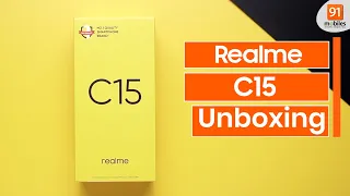 Realme C15: Unboxing & First Look | Hands on | Price