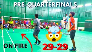 SARAVANAN PURUSHOTH vs EDWIN MANI | TAMILNADU LEVEL OPEN BADMINTON TOURNAMENT 2022 - VANDALUR