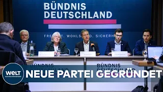 BÜNDNIS DEUTSCHLAND: "Wir sehen eine Repräsentationslücke im bürgerlichen Bereich" I WELT Interview