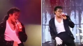 Michael Jackson Billie Jean Live in Bremen vs Oslo Dangerous World Tour 1992 HD Comparison