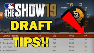 HOW TO GET THE BEST DRAFTS IN MLB 19 THE SHOW FRANCHISE MODE