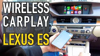 [Lexus ES with Navigation] Wireless CarPlay & Android Auto Installation