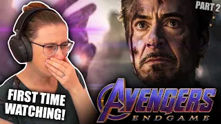 TEARS TEARS TEARS!  FIRST TIME WATCHING AVENGERS: ENDGAME ! - Movie reaction video (PART 2/2)