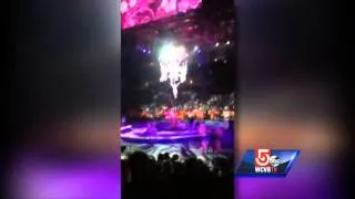 WARNING: VIDEO SHOWS ACTUAL FALL OF PERFORMERS
