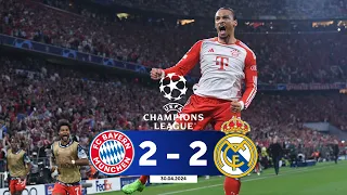 Bayern Munich vs Real Madrid (2 - 2) & Extended Highlights Champions League 2023/24 | All Goals