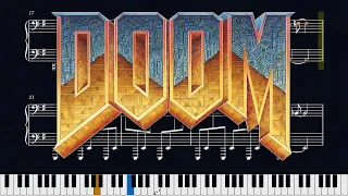 Doom, At Doom's Gate - Free piano sheet music, easy piano tutorial