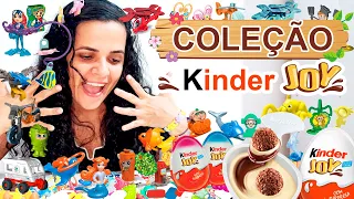 MOSTRANDO TODOS OS MEUS BRINDES DO KINDER JOY - ESPECIAL DA PÁSCOA