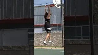 I’m too good at b-ball ⛹️‍♀️😎 #shorts #basketball #dunk #maya #mayahiga #twitch #streamer