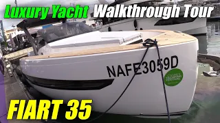 2022 Fiart 39 Sea Walker Motor Yacht - Walkaround Tour - 2021 Cannes Yachting Festival