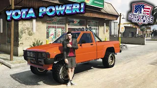 CAN MY SMALL TOYOTA TRUCK PULL A GAINT RV?!! OFFROAD RECOVERY TIME! - GTA 5 RP