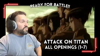 EDM Producer Reacts To Attack On Titan ALL Openings (1-7)